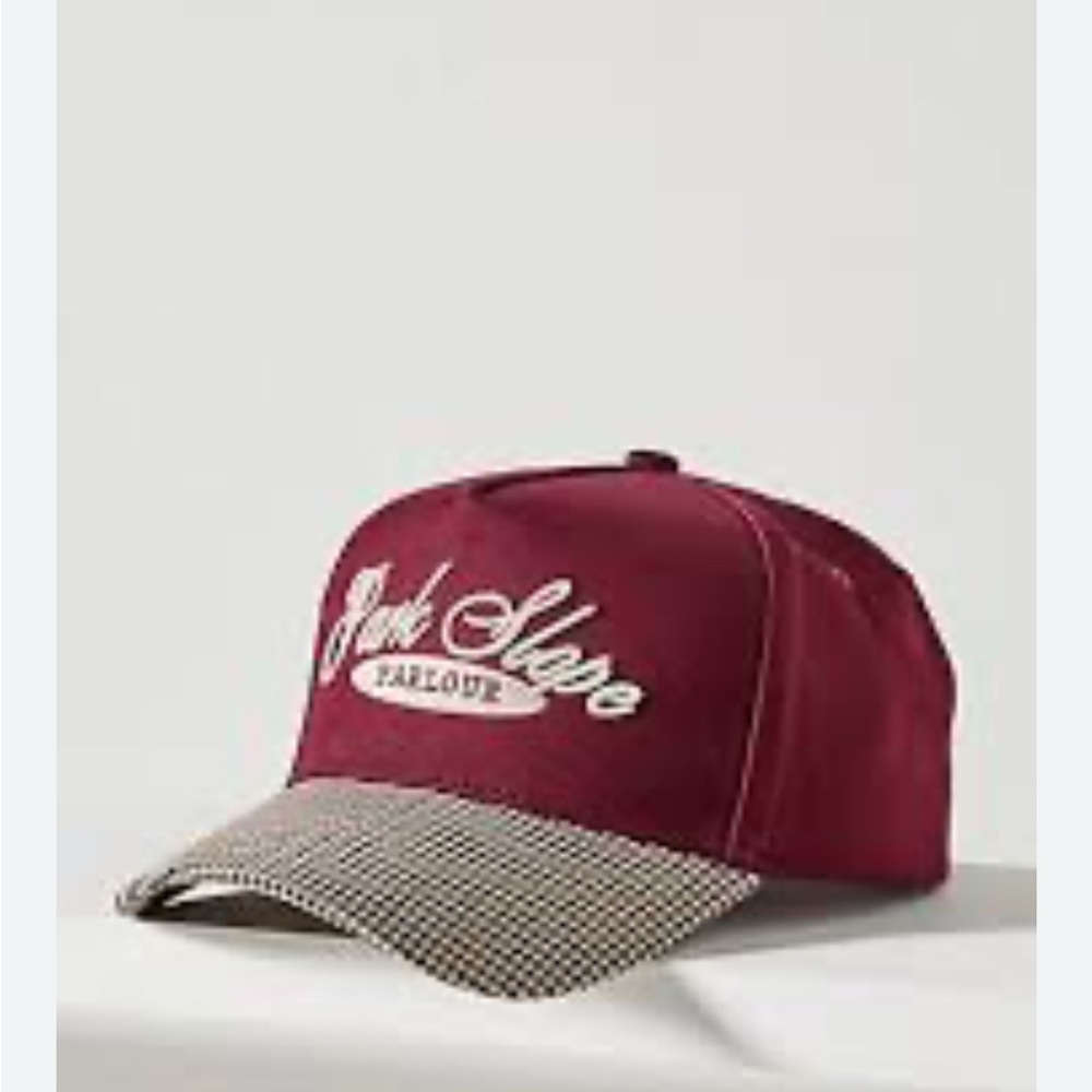 Anthropologie Burgundy Cap